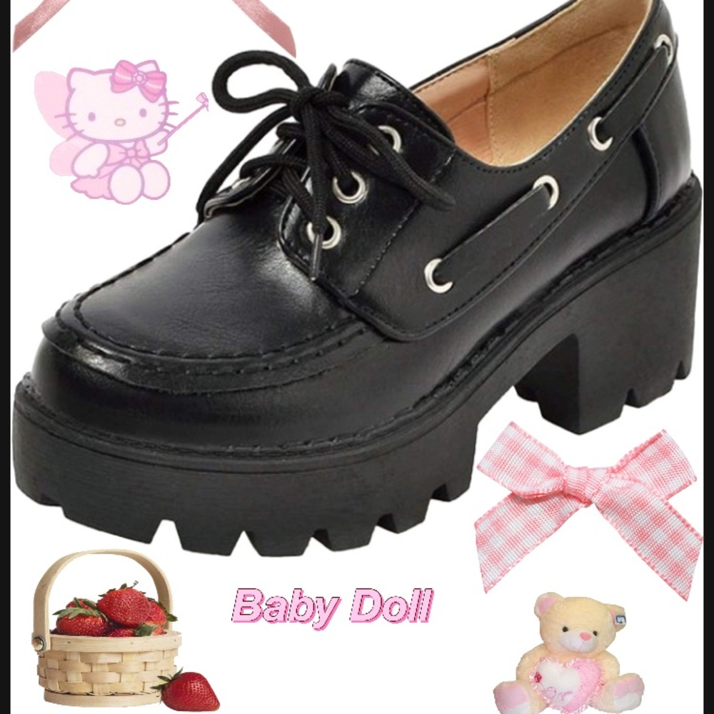 Mary Jane/Oxford platform shoes